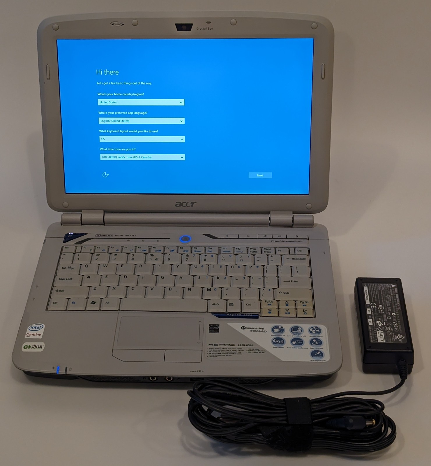Acer Aspire 2920-6569 12.1″ Laptop – Intel Core 2 Duo – 2GB RAM – 250GB HDD