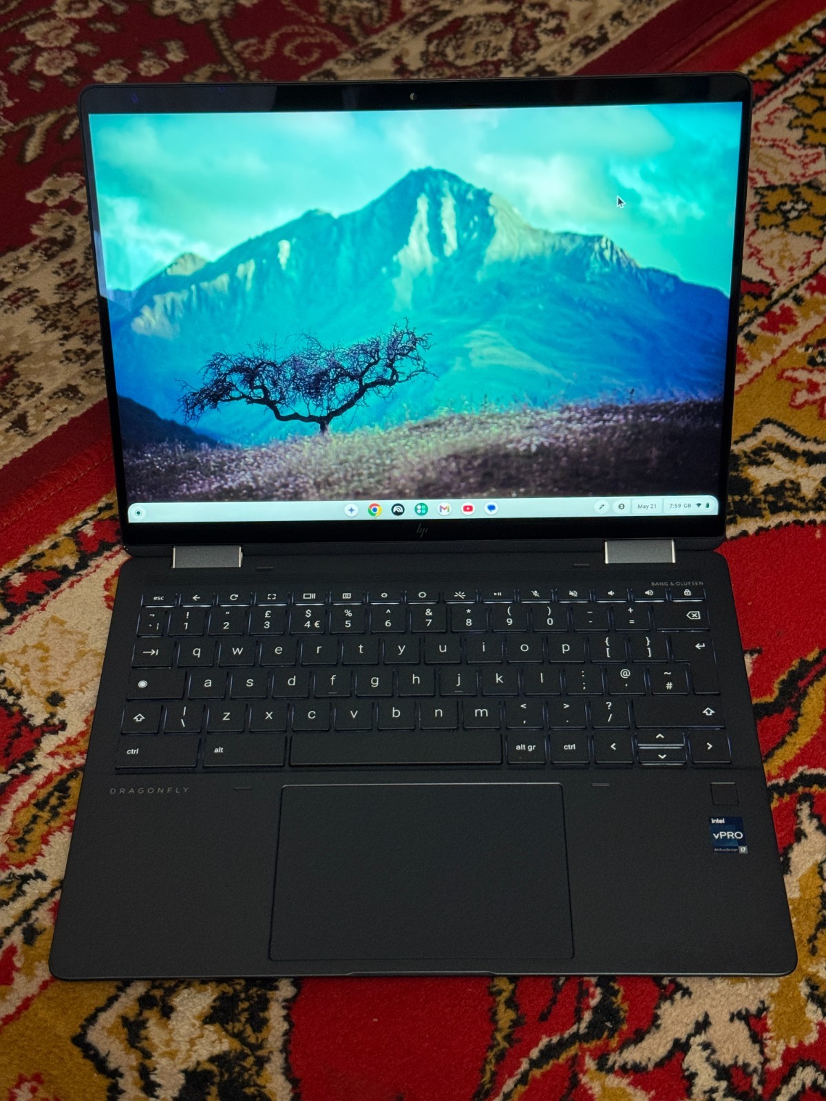 HP ELITE DRAGONFLY CHROMEBOOK 13.5″ QHD i7-1265U 512GB SSD 32GB RAM Grade B
