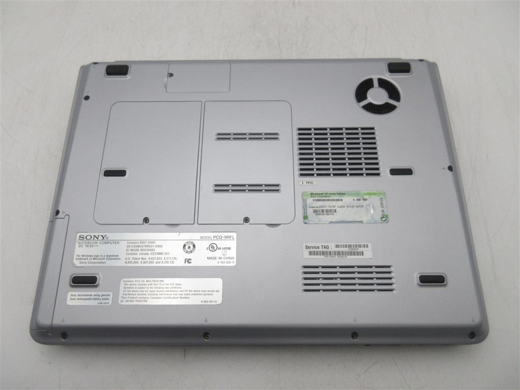 Sony VAIO PCG-K23 Mobile Pentium III 63MB RAM No HDD 15.4″ Radeon IGP 345M