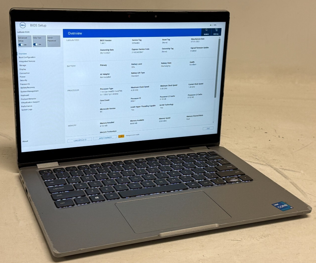 Dell Latitude 5320 13.3″ (i5-1135G7 – 8GB RAM – 256GB SSD – Win11Home)