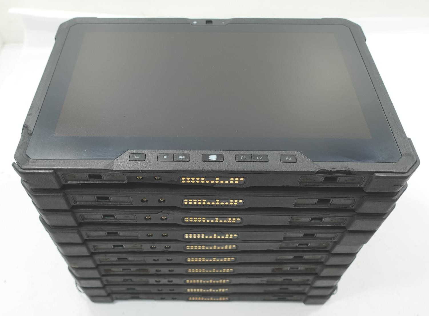 Lot 10 Dell Latitude 12 Rugged Tab 7202 11.6″ Core M-5Y71 1.20GHz 8GB No SSD