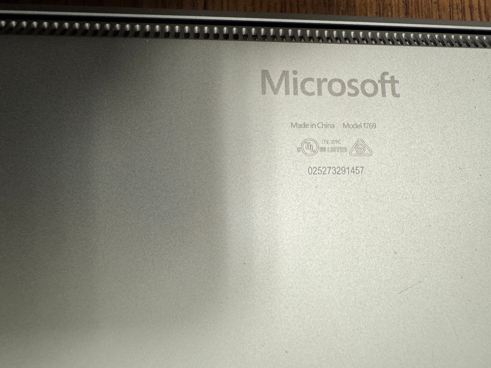 Microsoft Surface laptop model 1769 Dead Battery needs replacement