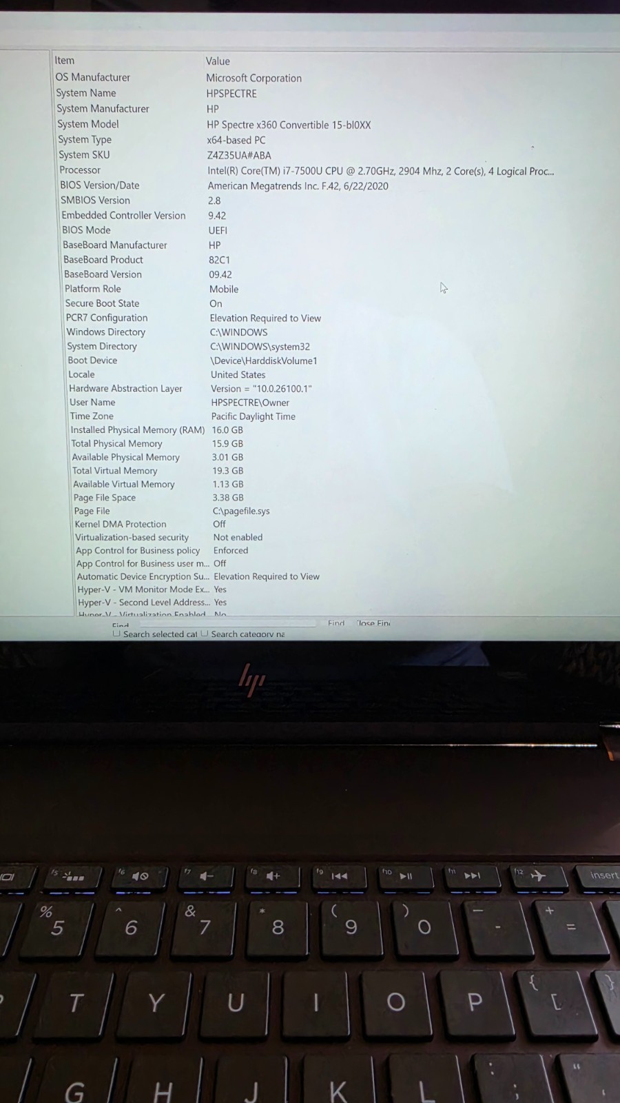 HP Spectre x360 15″ 2-in-1 4K Ultra HD Touch i7-7th Gen CPU Looks Brand New!