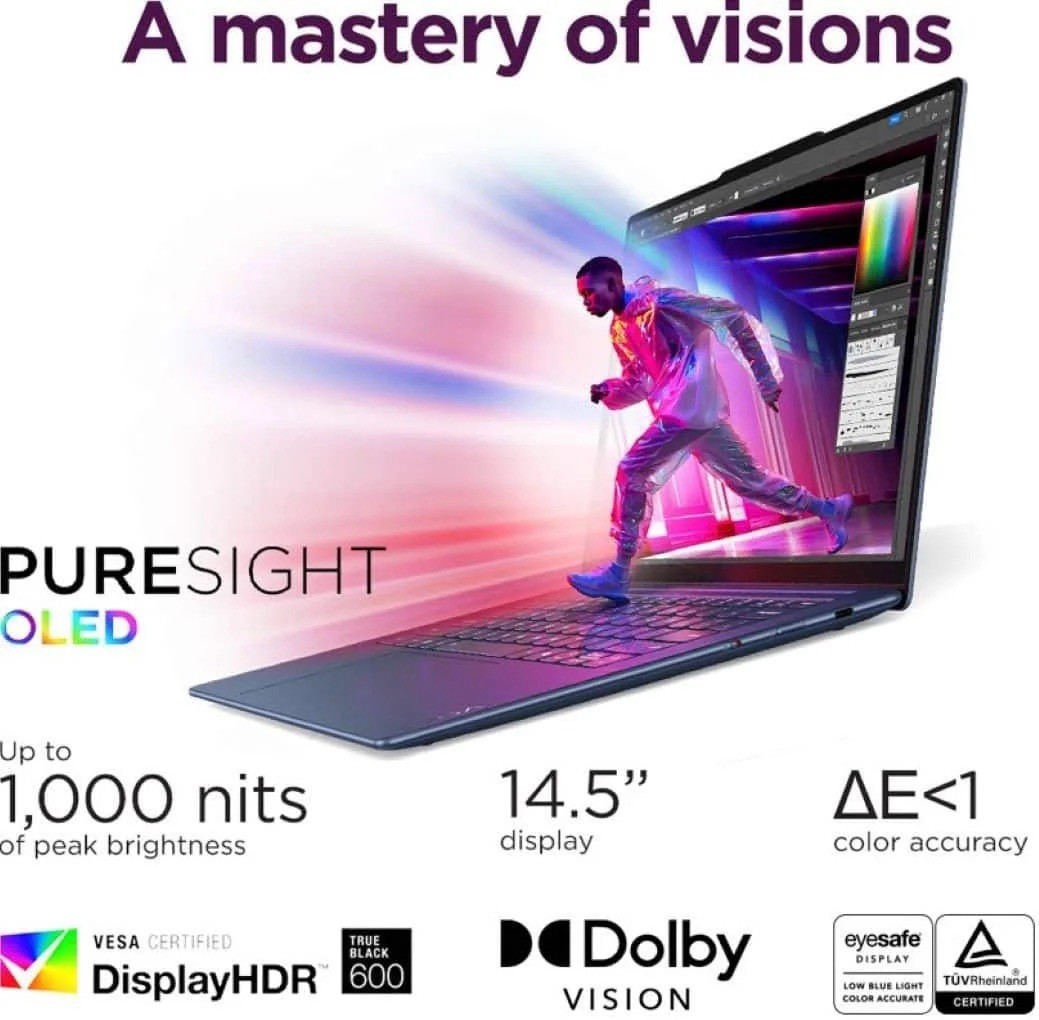 Lenovo Yoga Slim 7 14.5″ Snapdragon X Elite 16GB 512GB SSD Cosmic Blue