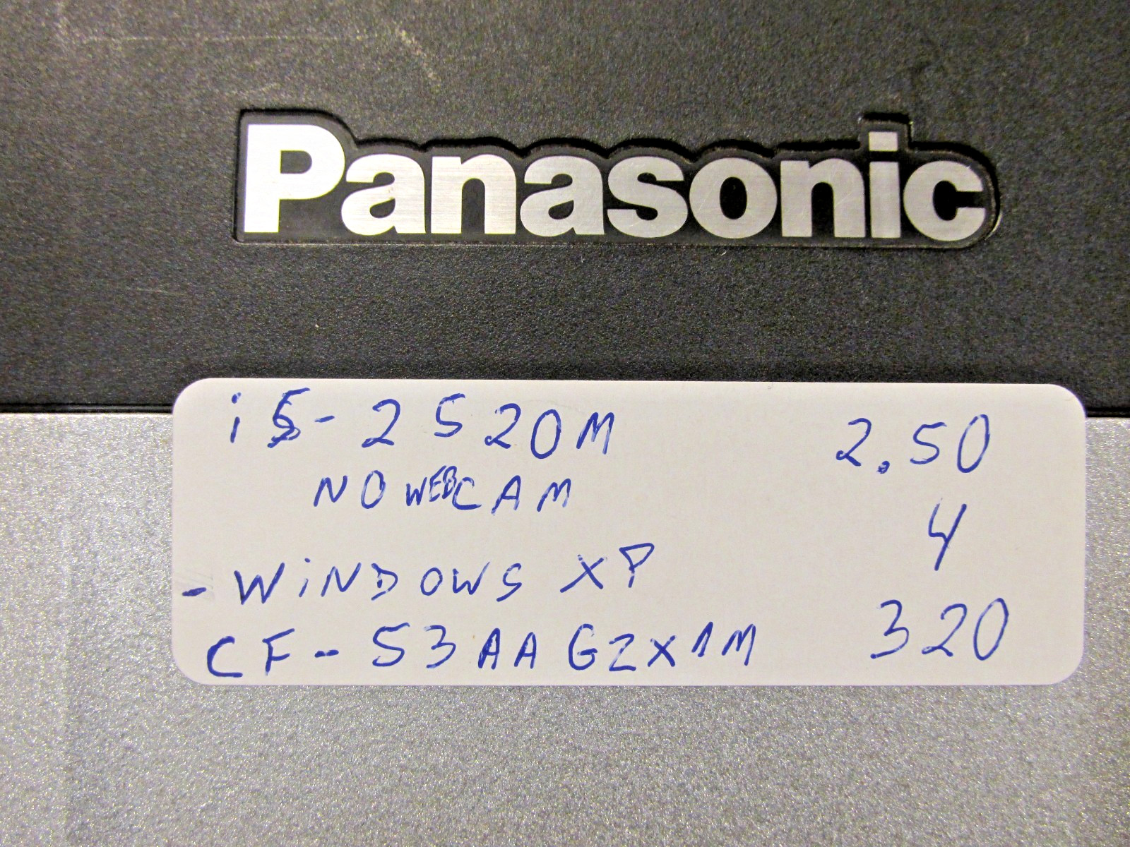 Panasonic Tough book CF-53AAGZX1M- Tested Working