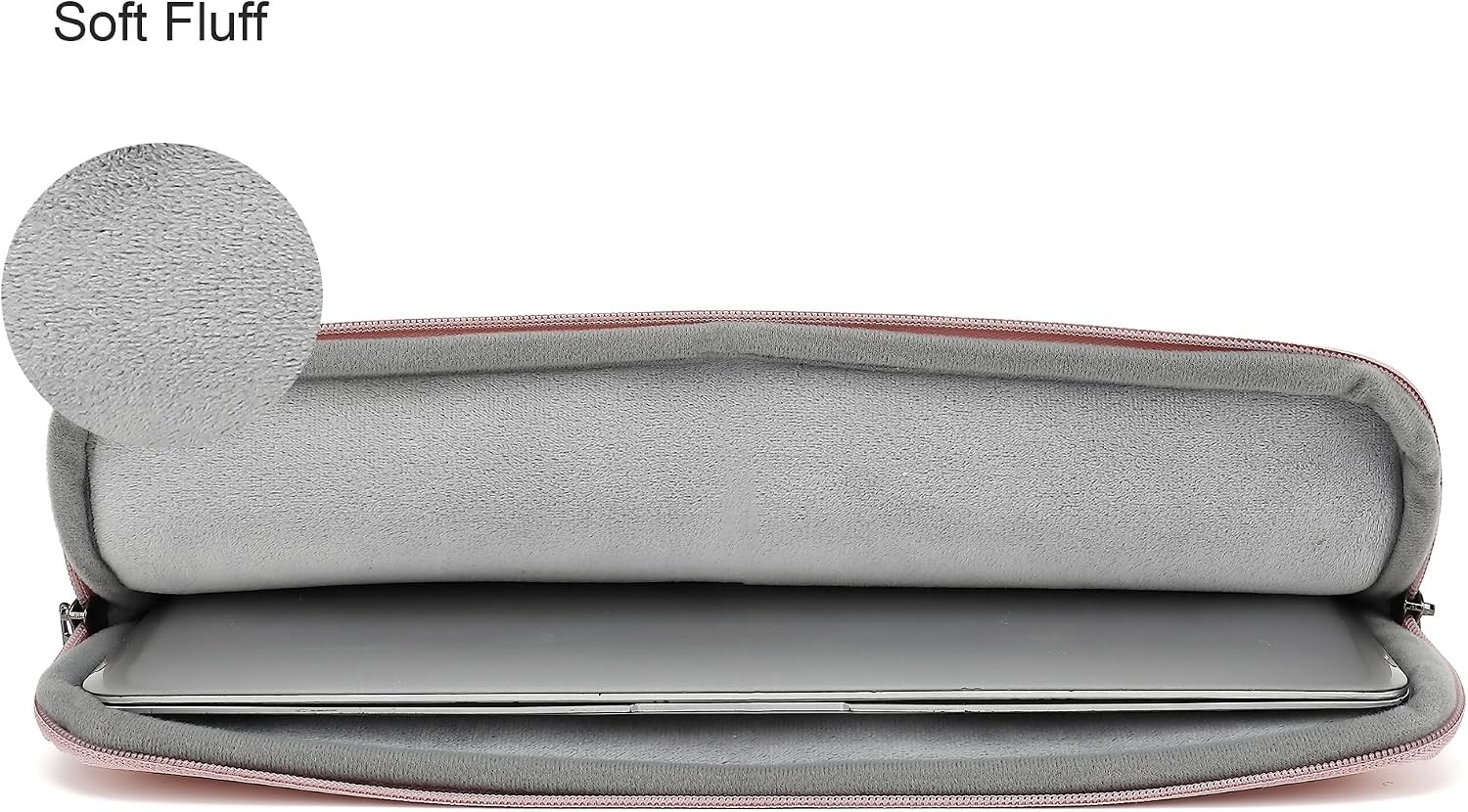 Floral Embossed PU Leather Laptop Sleeve Case for 14 inch MacBook Pro & More