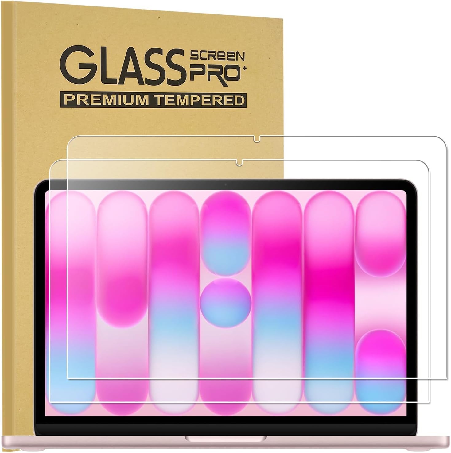 Tempered Glass Screen Protector for 2026 Apple MacBook Neo 13″ – 2 Pack, Anti Sc