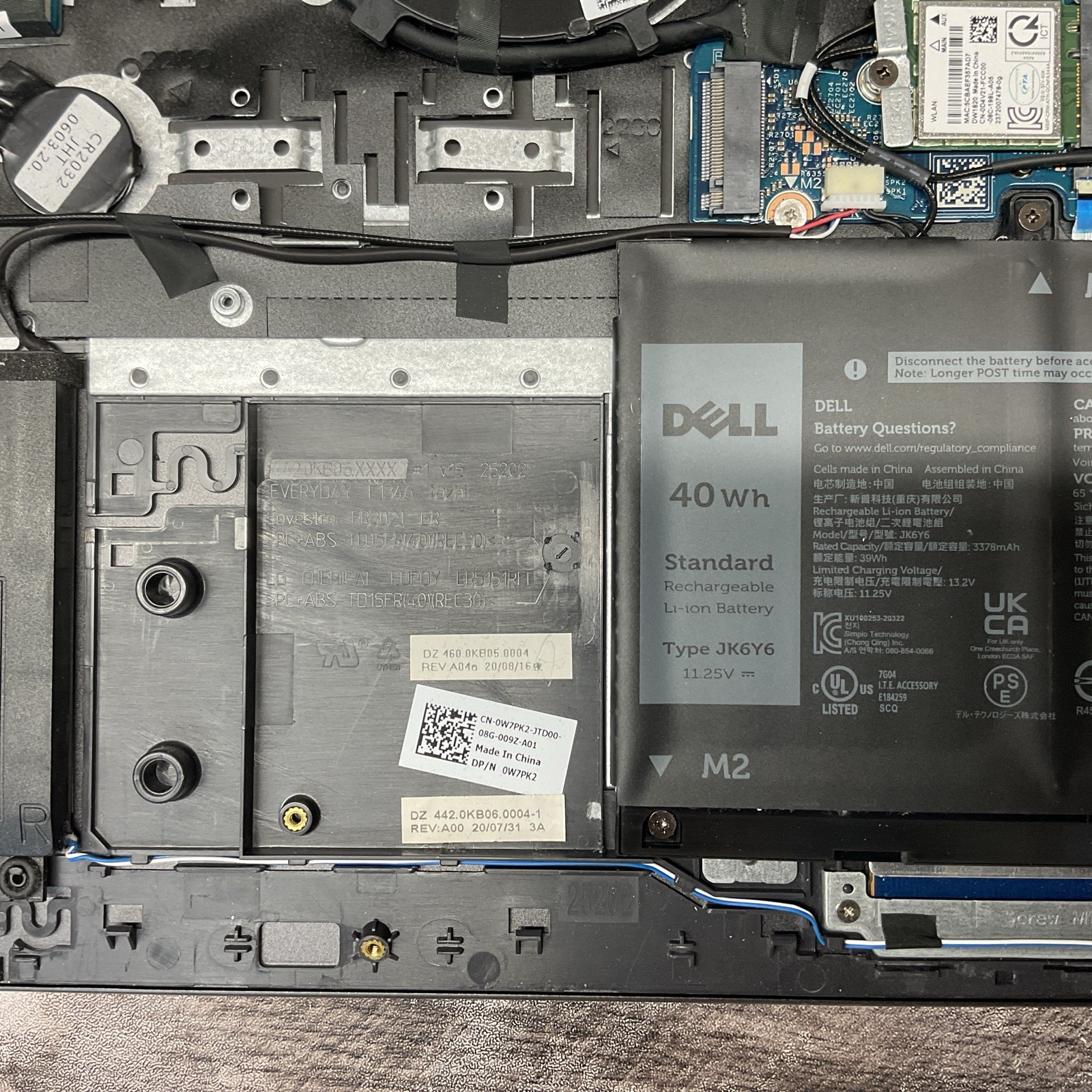 Dell Vostro 15 5501 / i5 10th Gen / BIOS Unlocked / No RAM / No SSD / C5