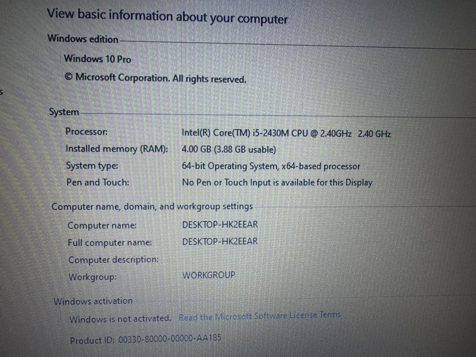 Dell Latitude E6540 15.6, Win10pro, Intel Core i5, 2.70GHz, 320GB, 4 GB, DVD-RW