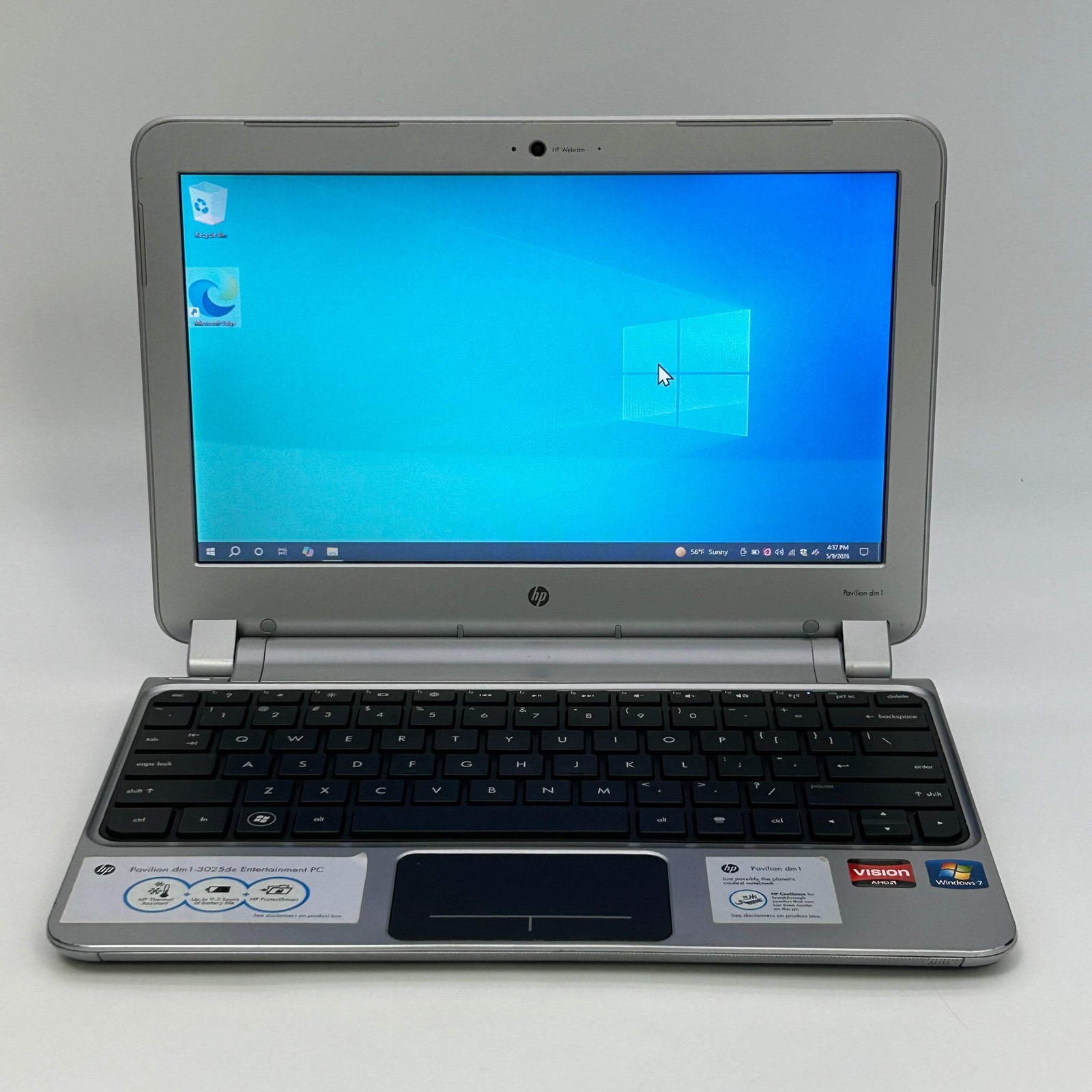 HP Pavilion dm1-3025dx 11.6″ Laptop AMD E-350 3GB RAM 250GB HDD Gray