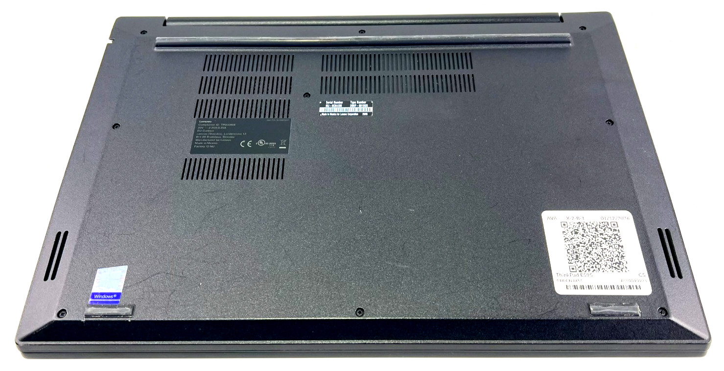 Lenovo ThinkPad E595 15.6″ Laptop Ryzen 7 256GB SSD 16GB RAM Win 11 Pro (AVA)