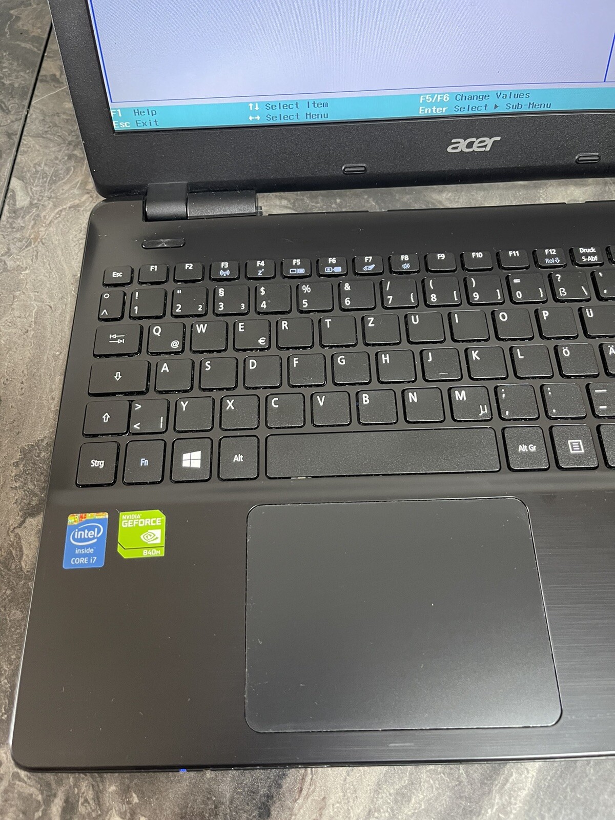 Gaming Acer E5 571 i7 4th gen