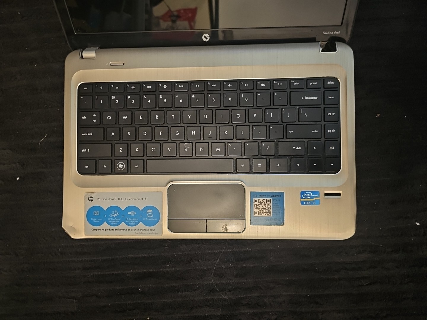 Hp Pavillion Dm4-2180us Entertainment Pc Core I5