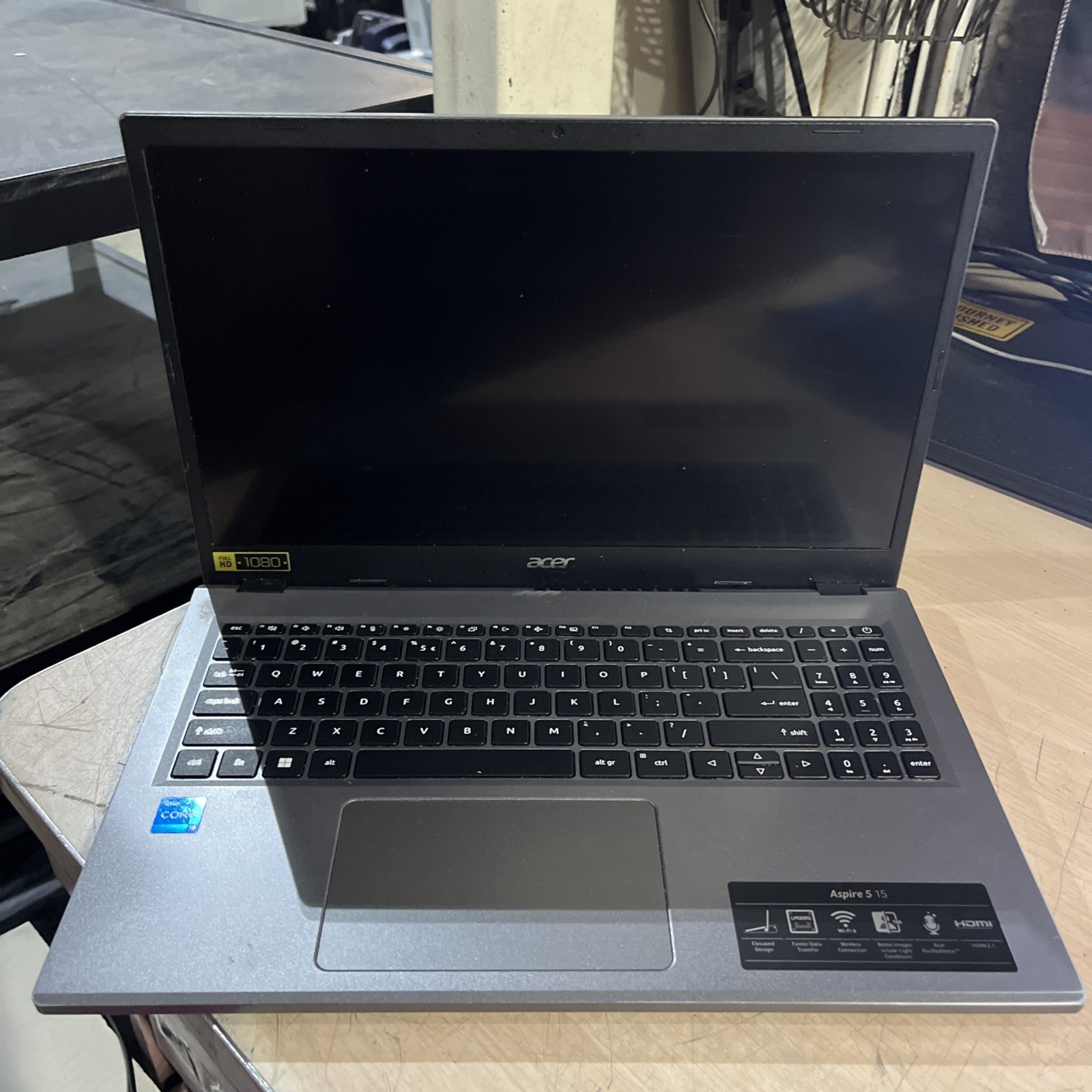 ACER ASPIRE 5 15 INTEL CORE I5 8GB RAM NO HD