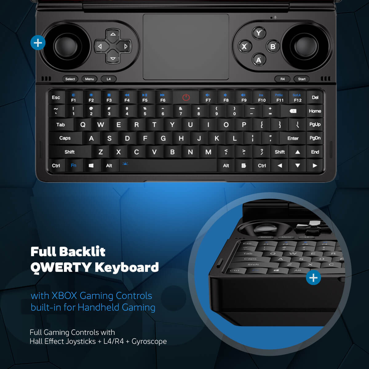 GPD WIN Mini 2025 Handheld Gaming MINI PC AMD Ryzen AI 9 HX370 Max. 64GB + 2TB