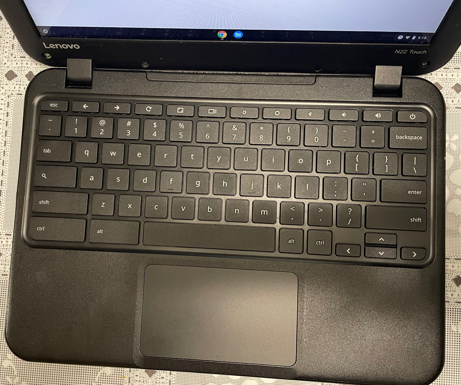 Lenovo N22 Touch, Laptop Chromebook 11.6″ Intel Celeron N3060 4 GB -16 GB HDMI 