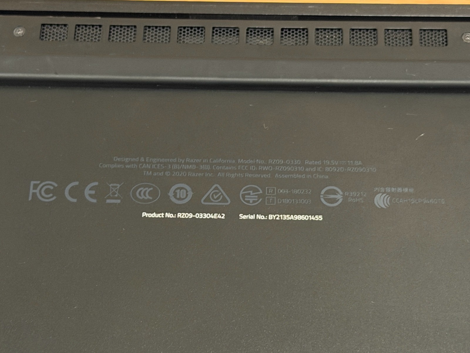 Razer Blade 15 Advanced Gaming Laptop