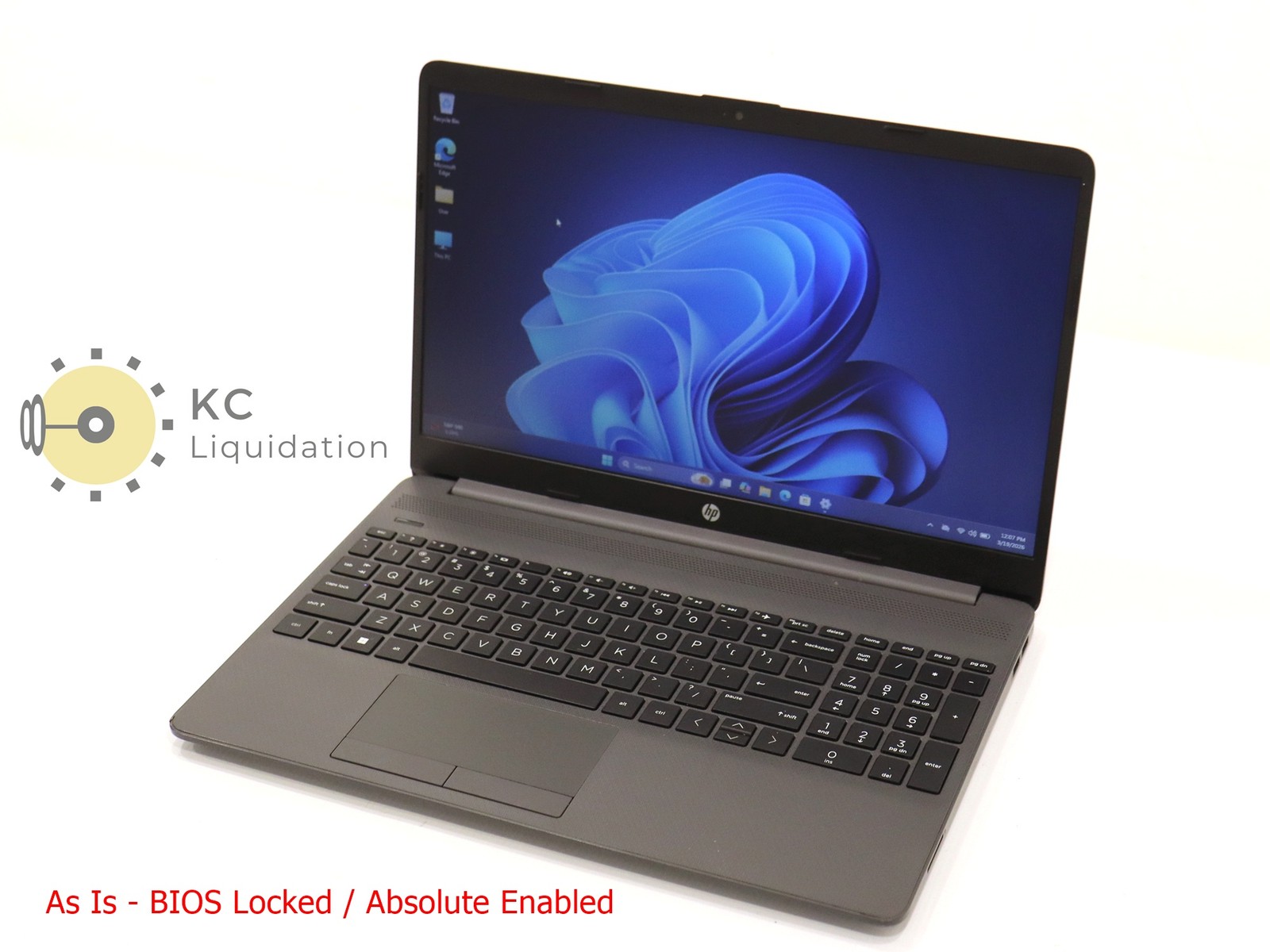 HP 255 G9 Notebook 15.6″ Ryzen 3 5425U 16GB 512GB NVMe Win 11 Pro – As Is Read