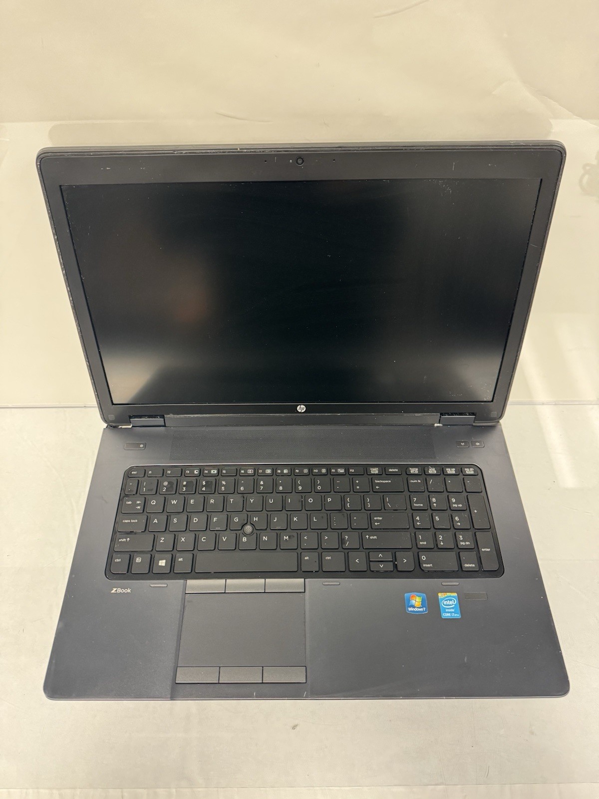 HP ZBook 17 Workstation Intel i7-4800MQ @ 2.70 GHz 8GB Ram No HDD #1