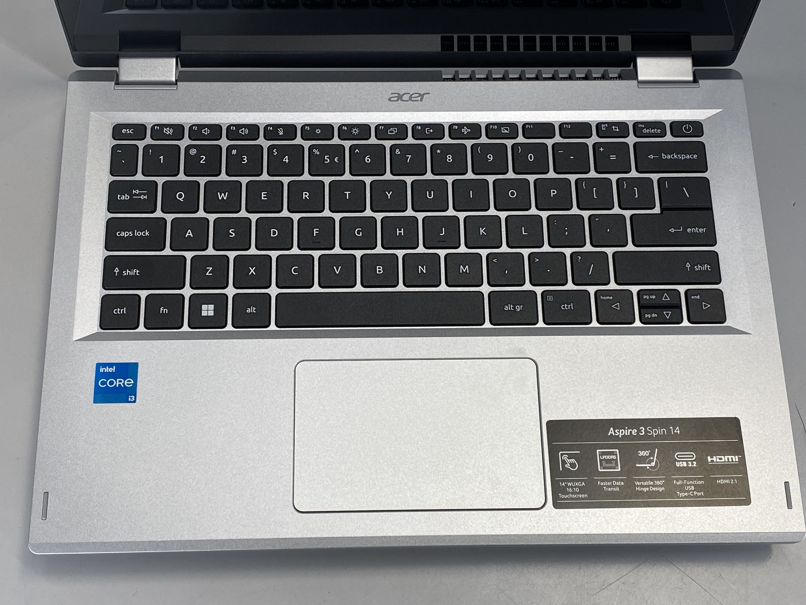 Acer Aspire 3 Spin 14” 2-in-1 Core i3-N305 8GB RAM 256GB SSD Windows 11