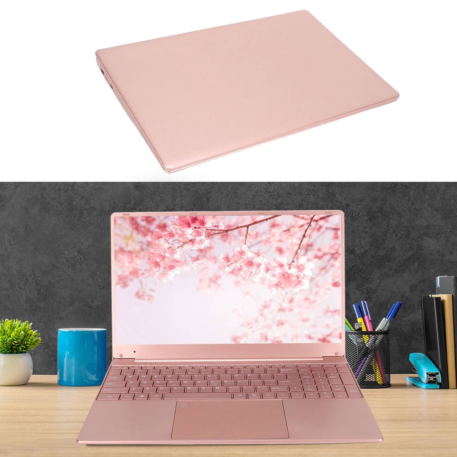 15.6in Laptop For N5095 CPU For Win11 Pink Laptop With Fingerprint Keypad B GQDZ
