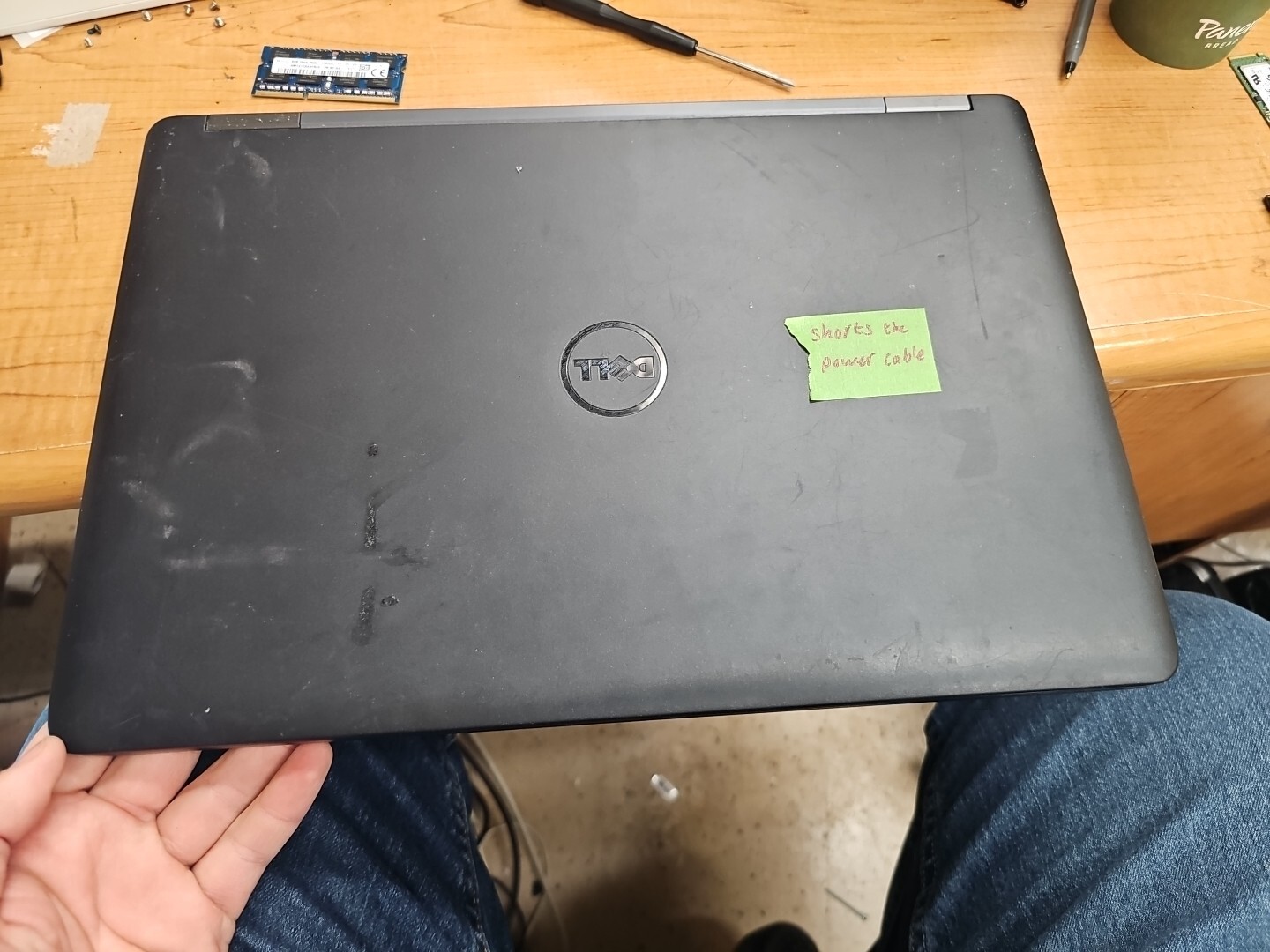 Dell Latitude E5550 Laptop 2.20GHz Core i5-5200U No RAM No HDD w/ Battery