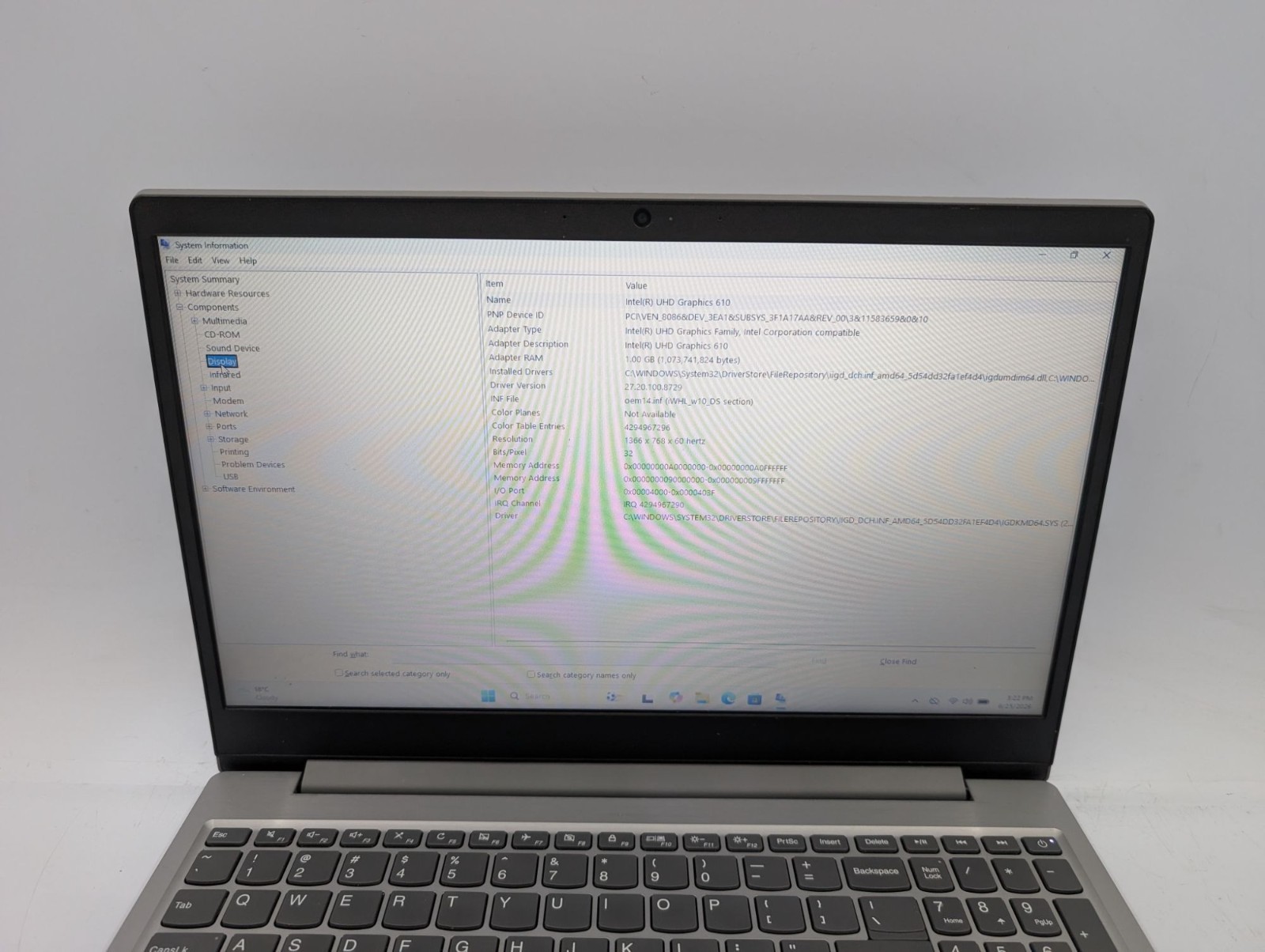 Lenovo IdeaPad S145-15IWL 15.6 Intel Pentium 5405U 8GB RAM 240GB SSD Win 11 Home