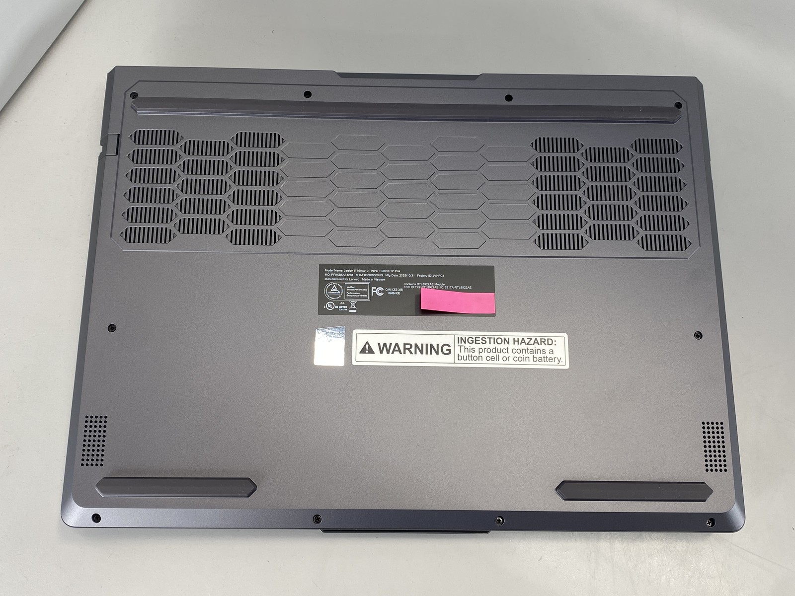 Lenovo Legion 5i 16′ 240Hz WQXGA Intel Ultra 9 275HX 32GB 1TB SSD RTX 5060 W11H