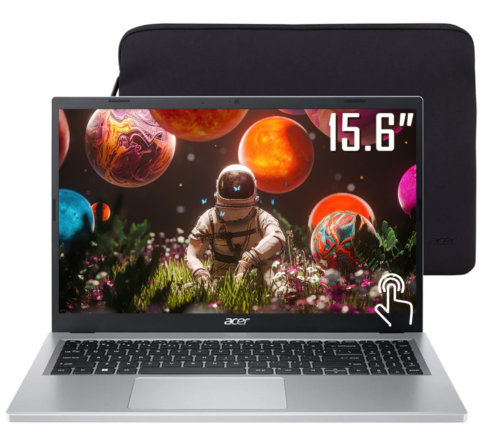 Acer Aspire 3 15.6″ FHD Touchscreen Laptop AMD Ryzen 5 7520U 16GB LPDDR5 2TB SSD