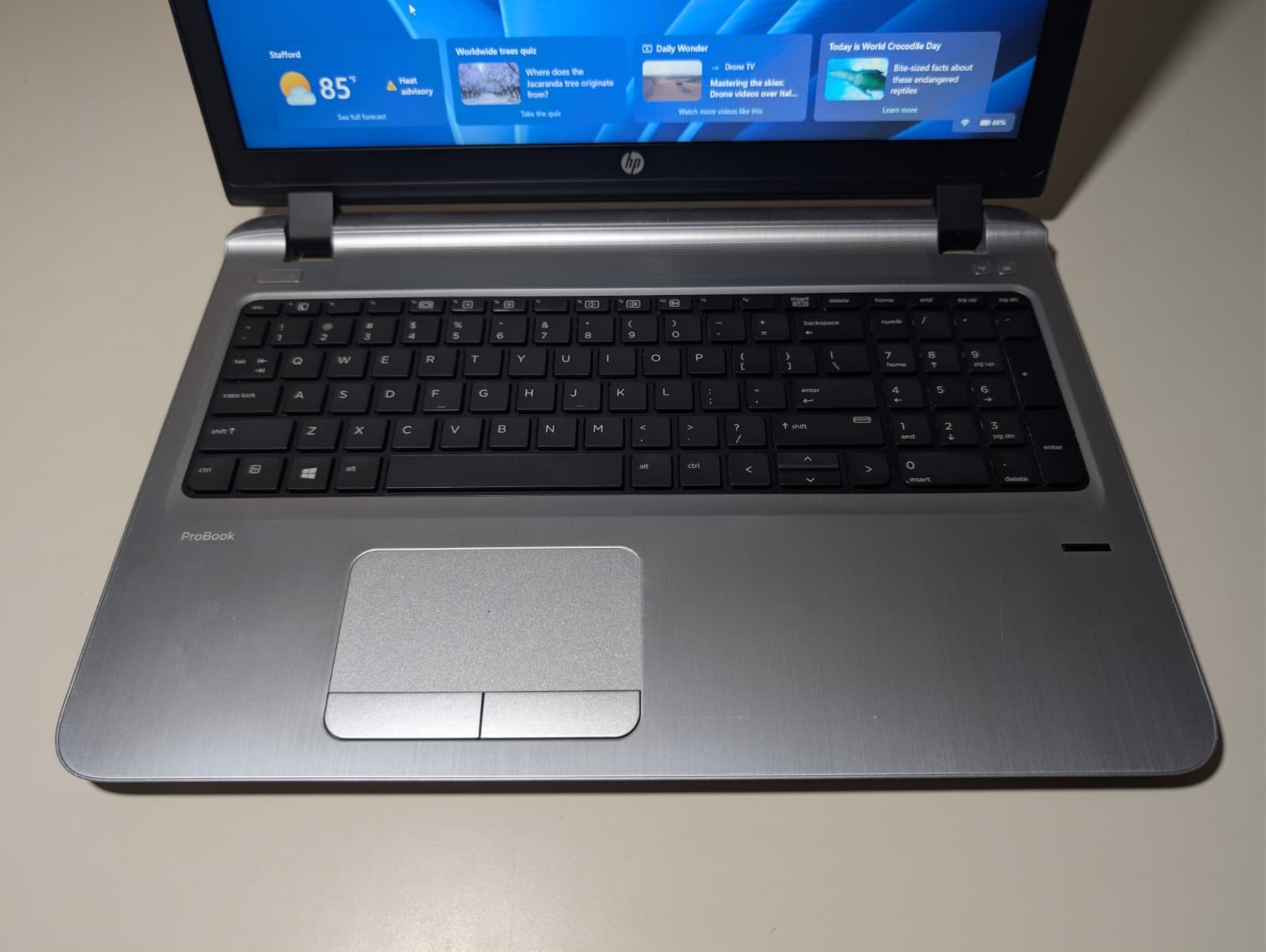 15″ HP PROBOOK 455 G3 | AMD A8-7410 12GB RAM 180GB SSD | HD Windows 11 Pro | DVD