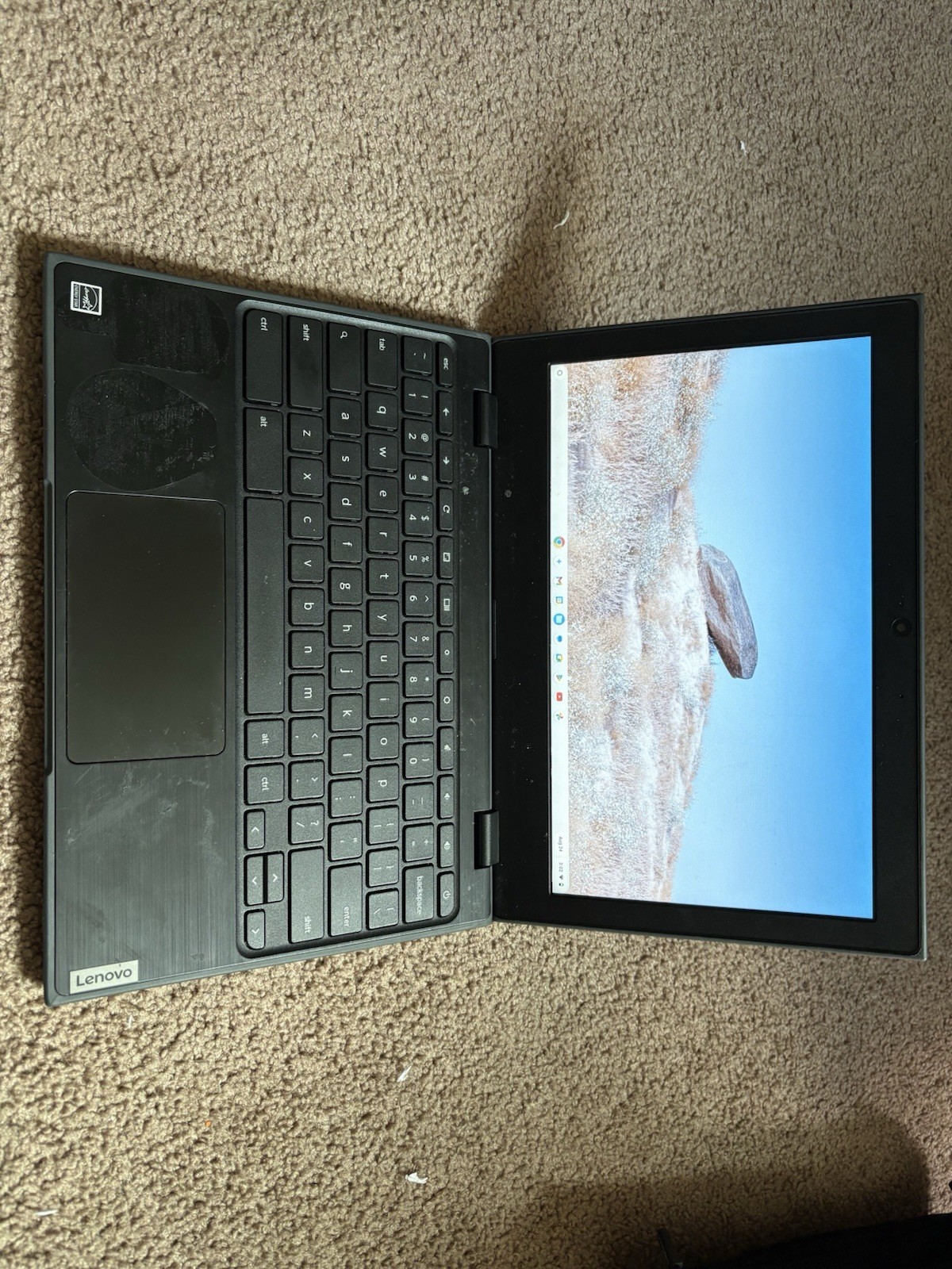 Lenovo 100e Chromebook 2nd Gen MTK 11.6″ (32GB, 4GB RAM) + Charger + Carry Case
