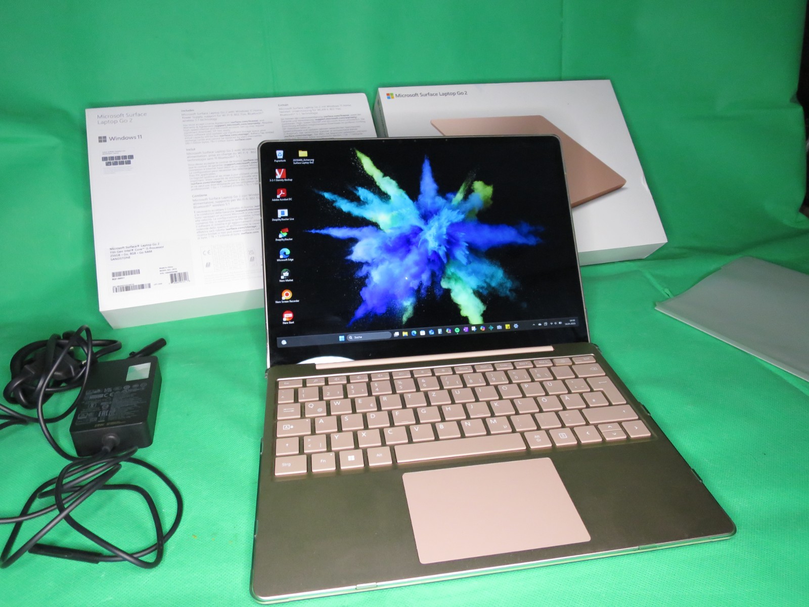 Microsoft Surface Laptop Go 2 Intel i5 11th Gen 8GB RAM 256GB Sandstone