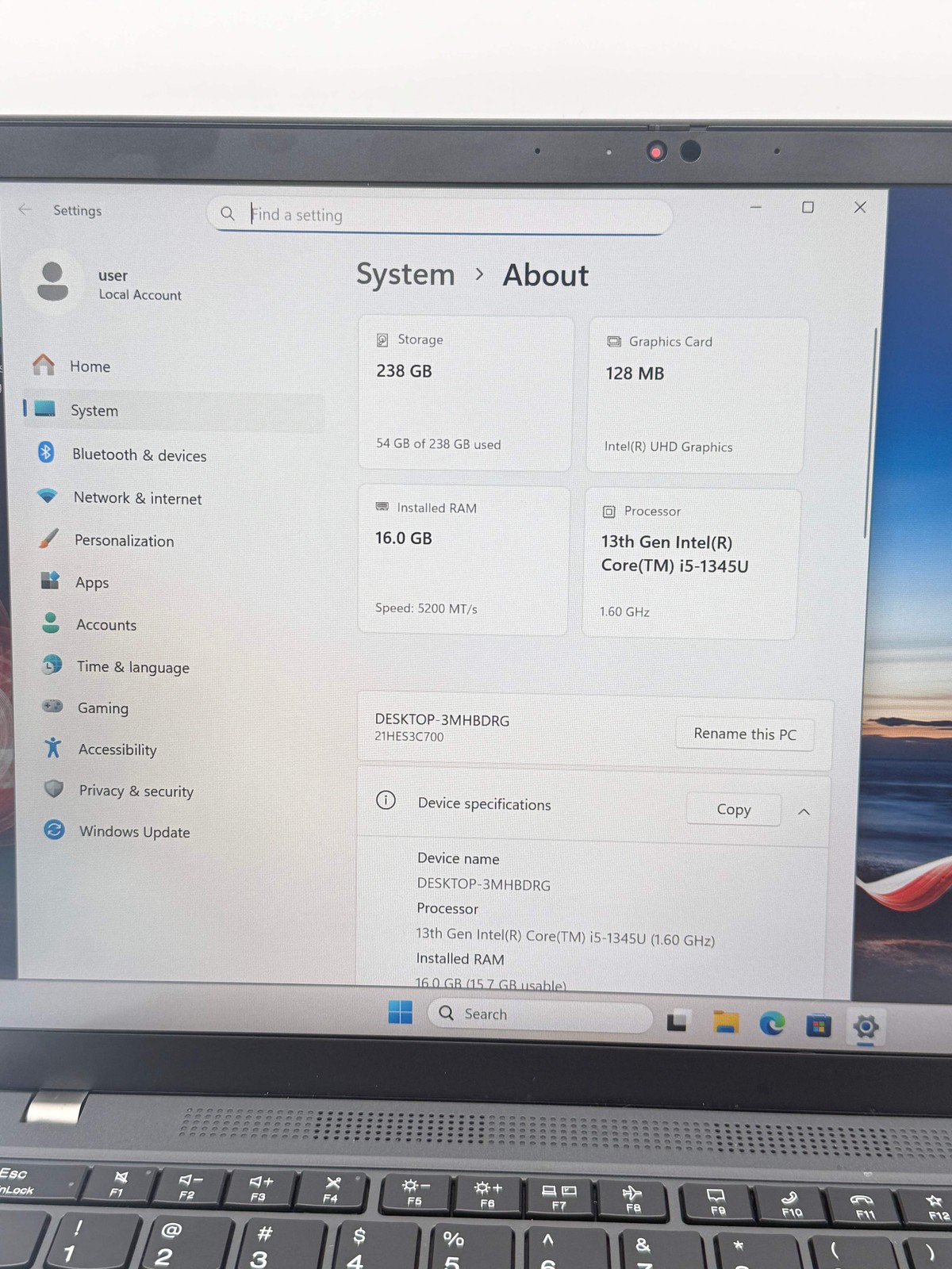 Lenovo ThinkPad T14 Gen 4 14″ Core i5-1345U 16GB RAM 256GB Touchscreen Black