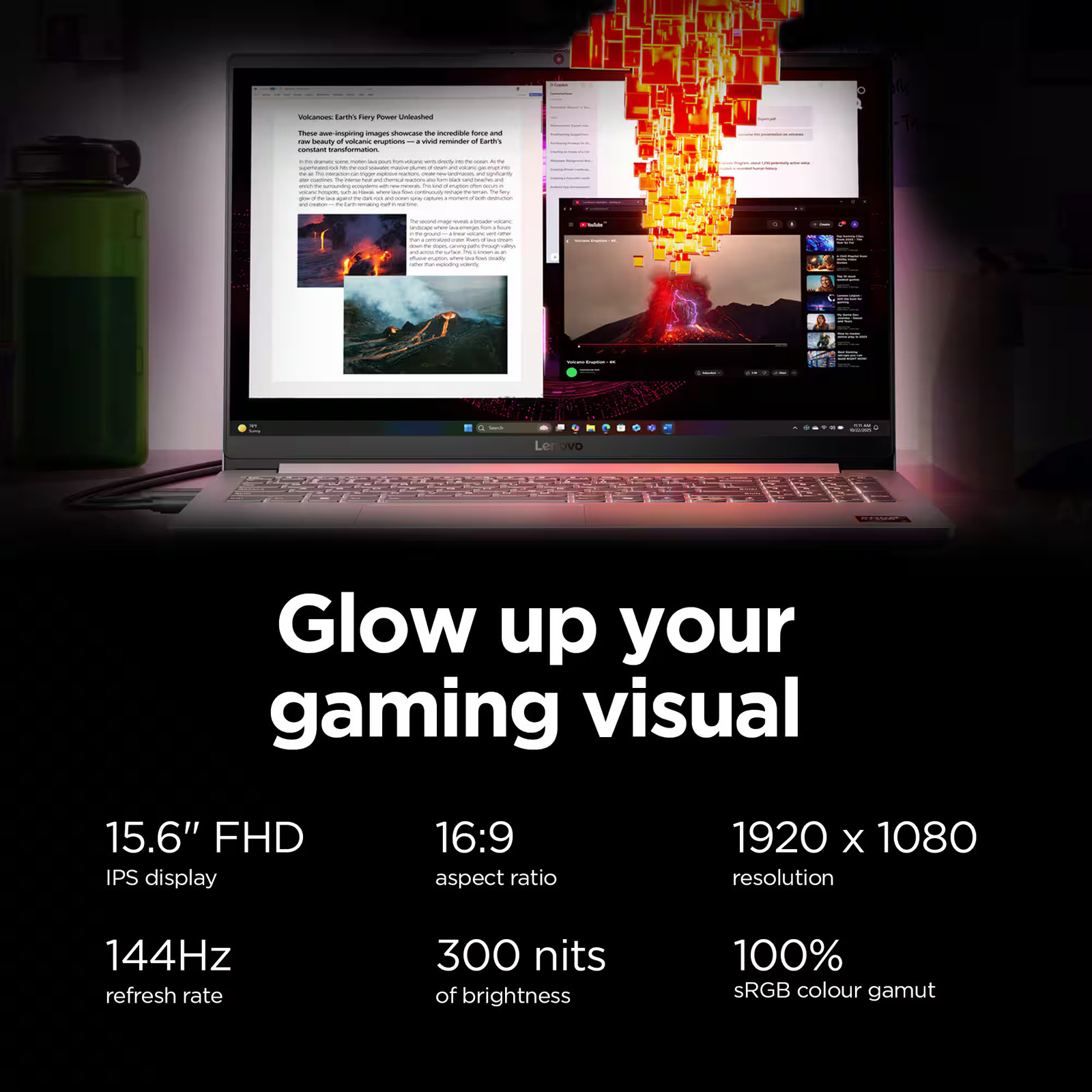 Lenovo – LOQ 15.6″ 2K Gaming Laptop – AMD Ryzen 7 170 2025 – 16GB Memory – NV…