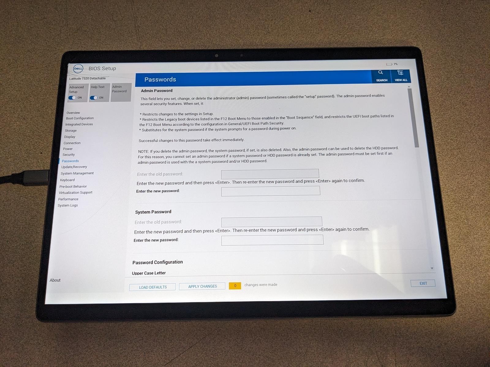 DELL LATITUDE 7320 DETACHABLE I5-1140G7 @ 1.10GHz, 8GB RAM, NO HDD/OS – (PARTS)