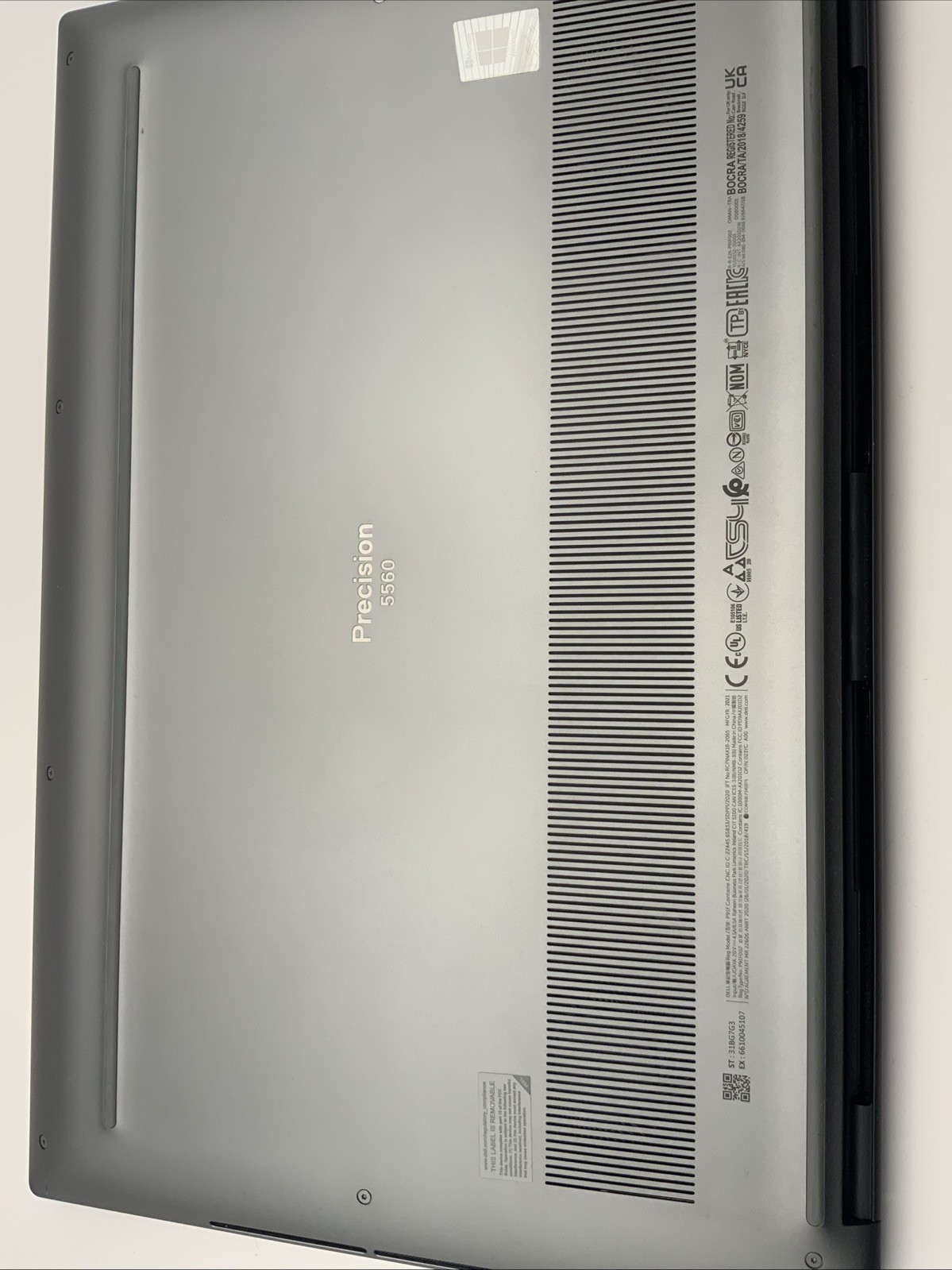 Dell Precision 5560 16″ Workstation Intel i5 11th Gen, 8GB/256GB, RTX T1200