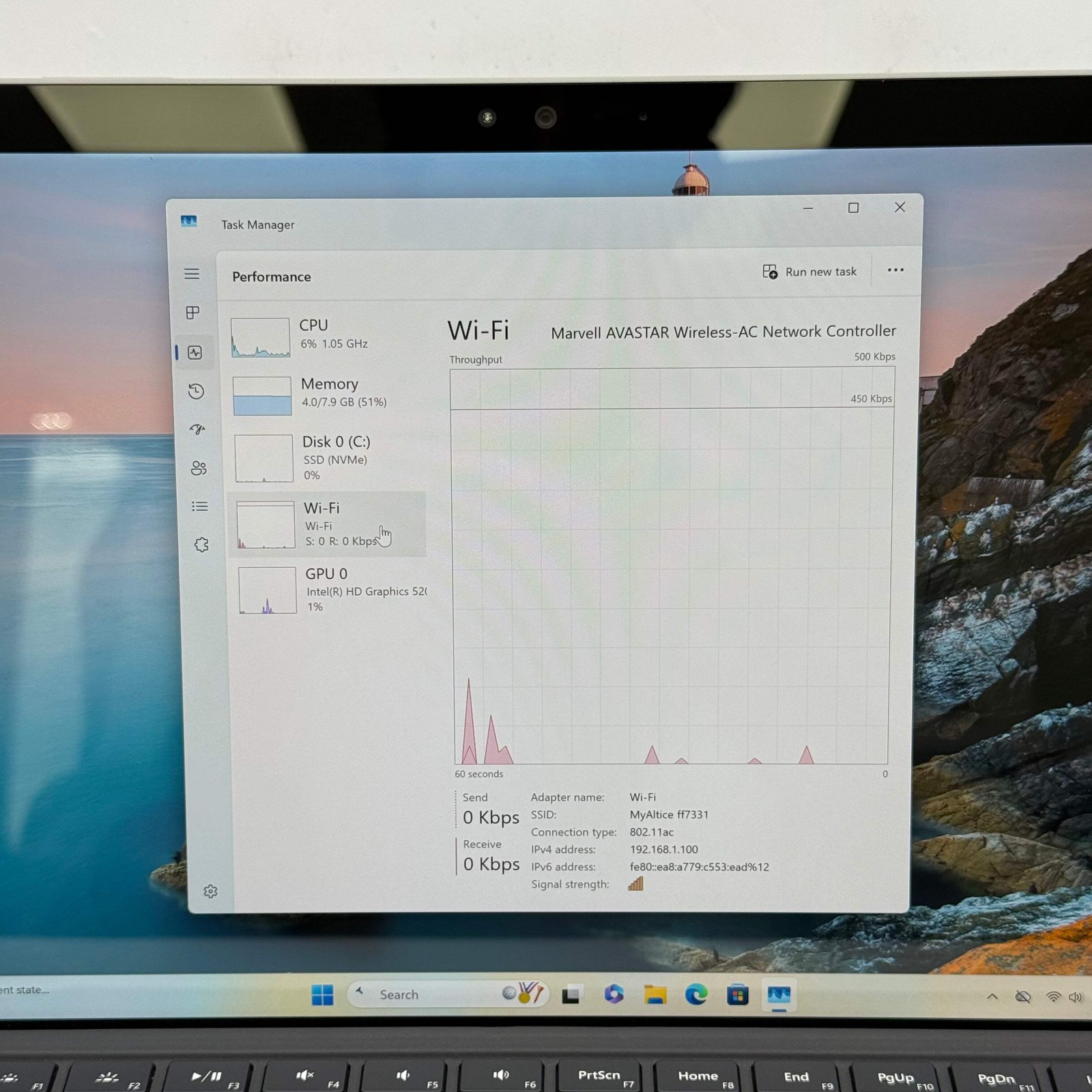 Microsoft Surface Pro 4 1724 12.3″ i5 2.5GHz 8GB RAM 256GB SSD