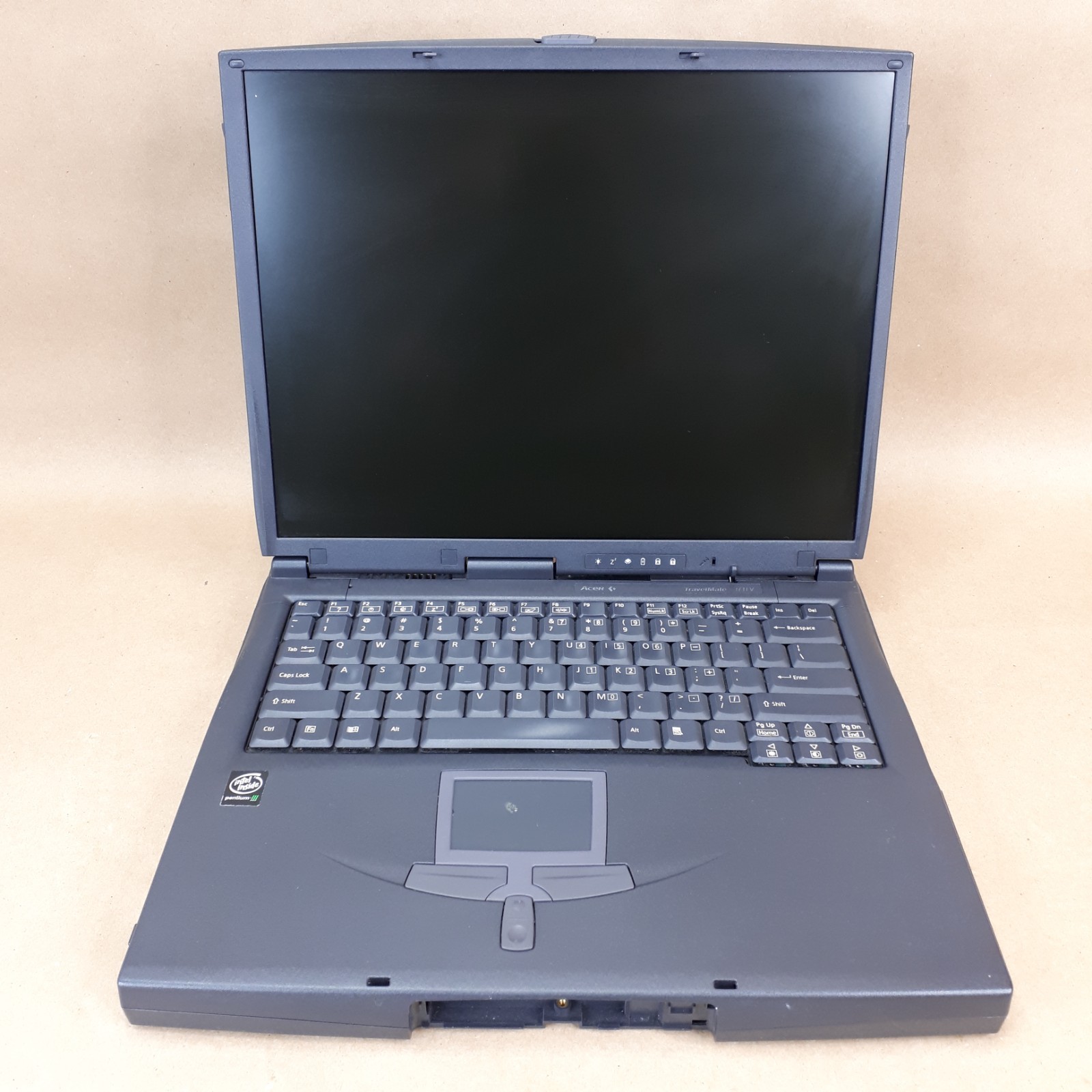 Vintage Acer TravelMate 737TLV 15” Laptop Pentium III 256MB RAM Boot/BIOS No HDD