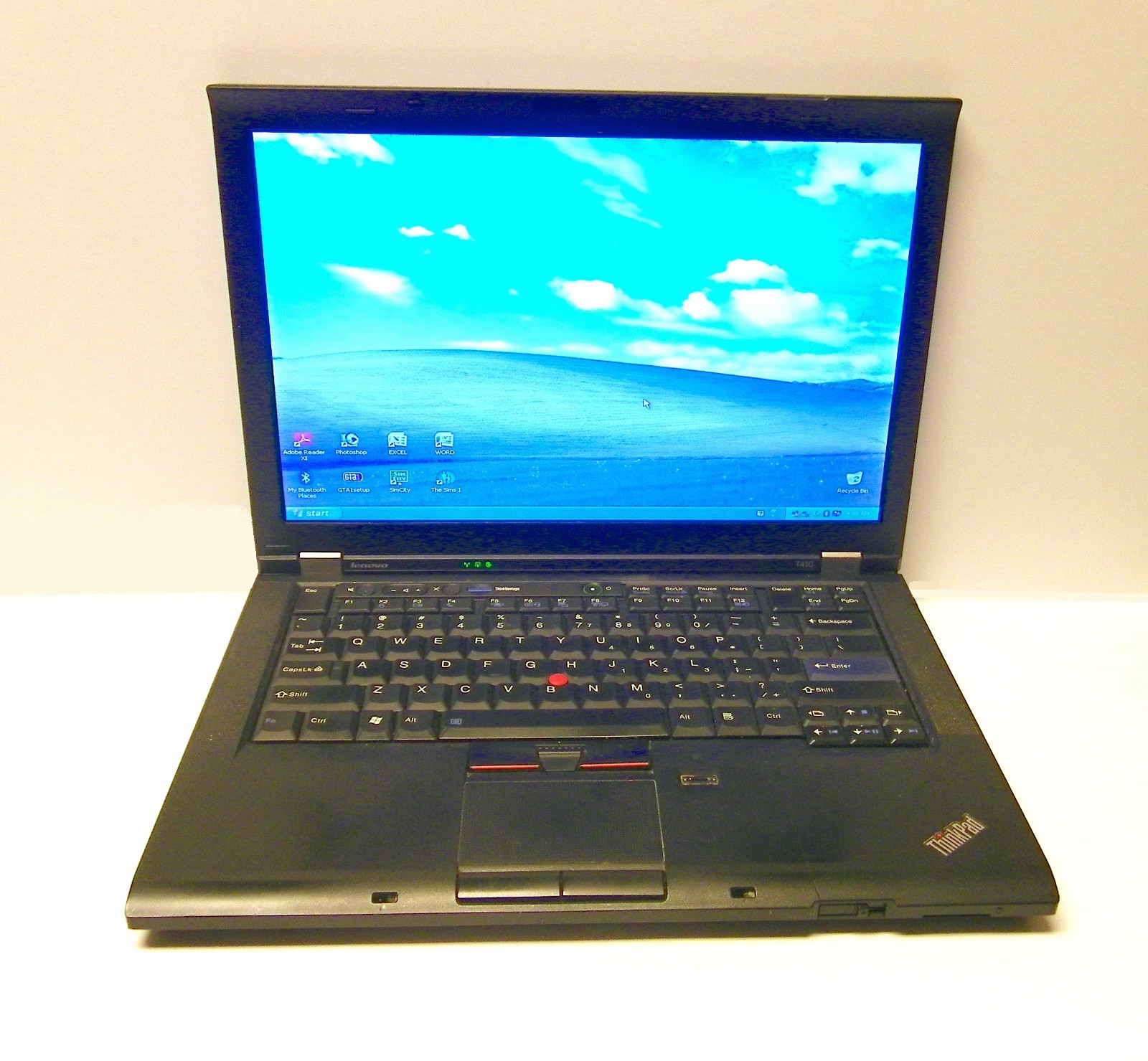 Lenovo ThinkPad T410 – Windows XP Pro/2.4ghz i5 CPU/4 GB RAM/32GB SSD/Charger