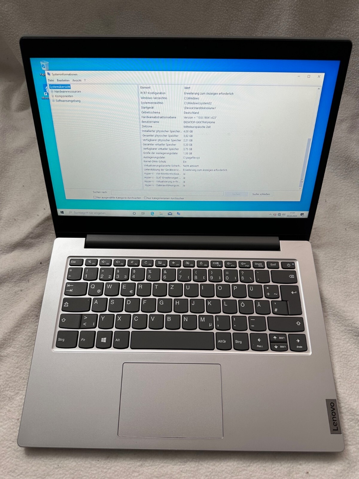 Lenovo Ideapad 14IGL05 – 64GB SSD/4GB RAM Windows 10 Used