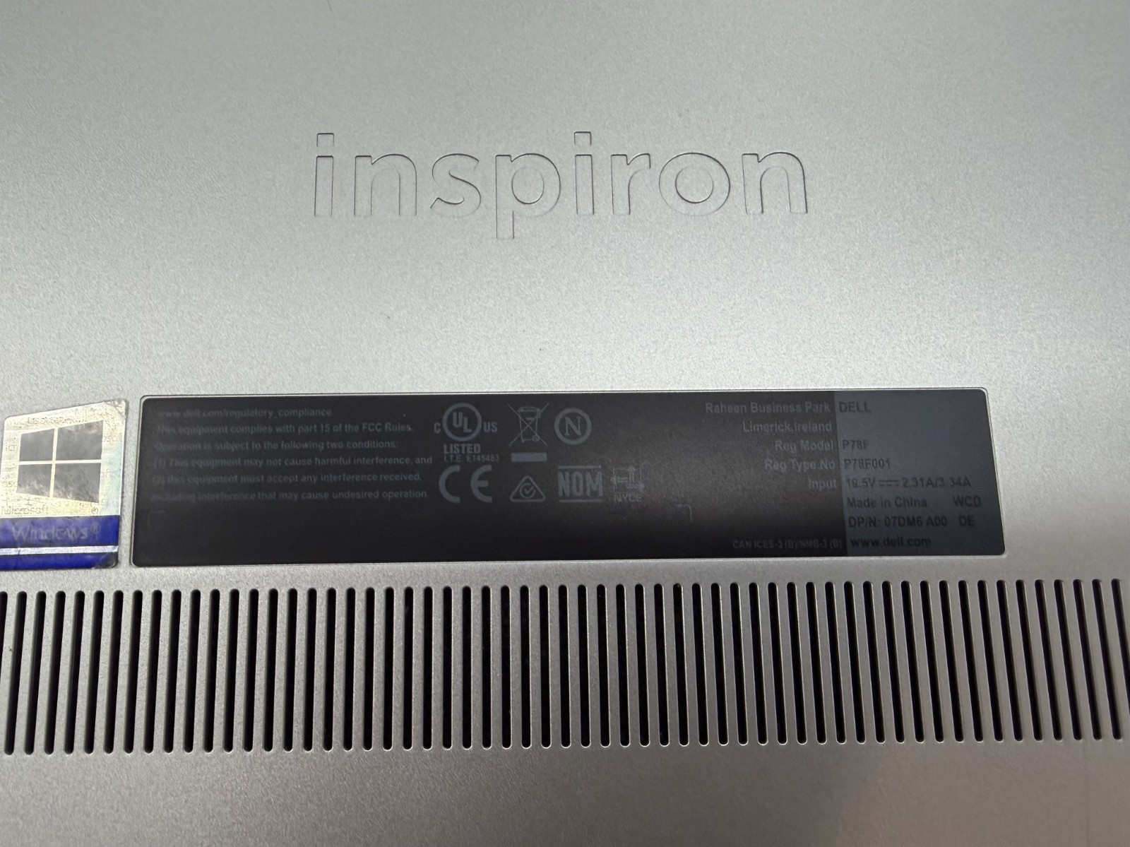 dell laptop INPIRION 5591 2 IN 1 windows 11 touchscreen