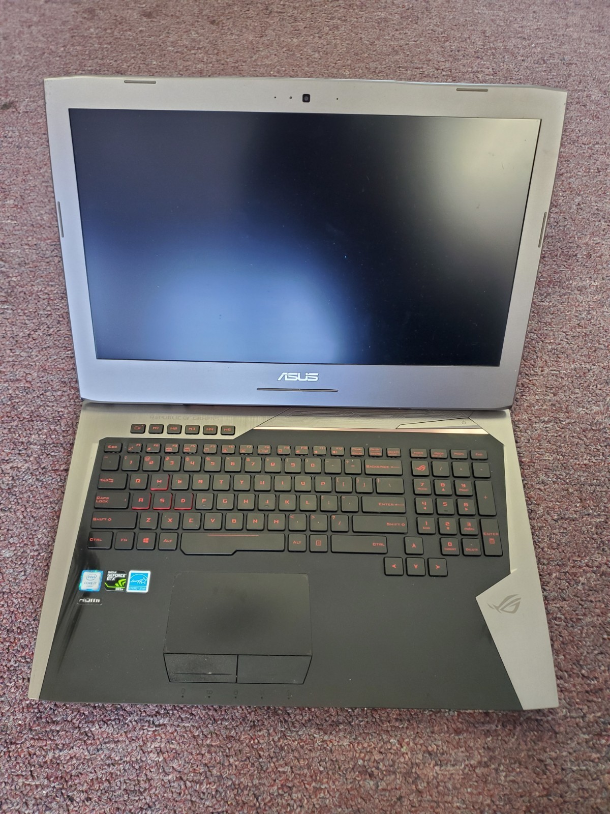 ASUS ROG G752V 17.3″ Gaming Laptop i7 GTX 965M 8GB RAM 1TB HDD Parts Repair