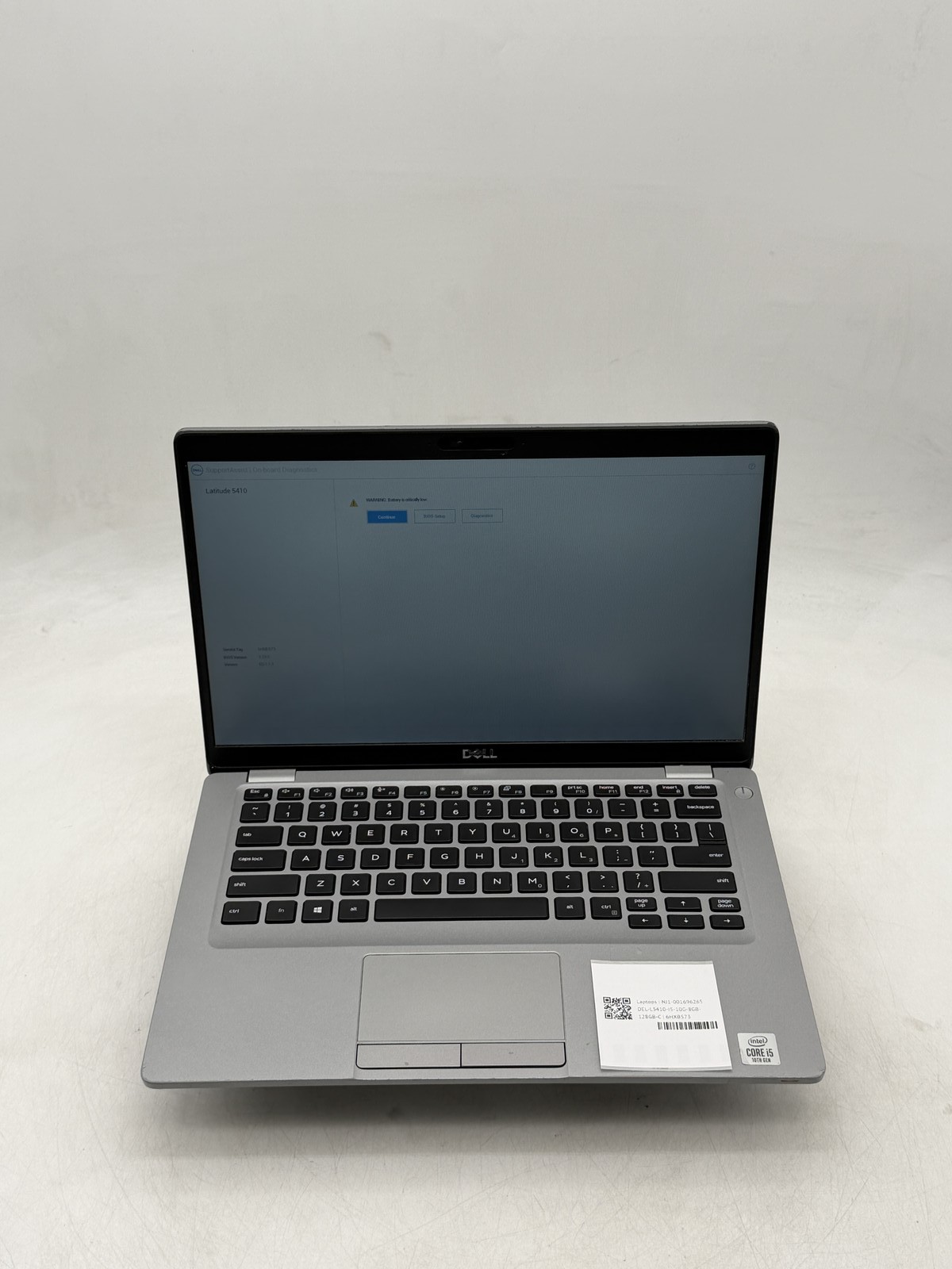 Dell Latitude 5410 14″ |i5-10210U| 8GB 128GB No OS Read