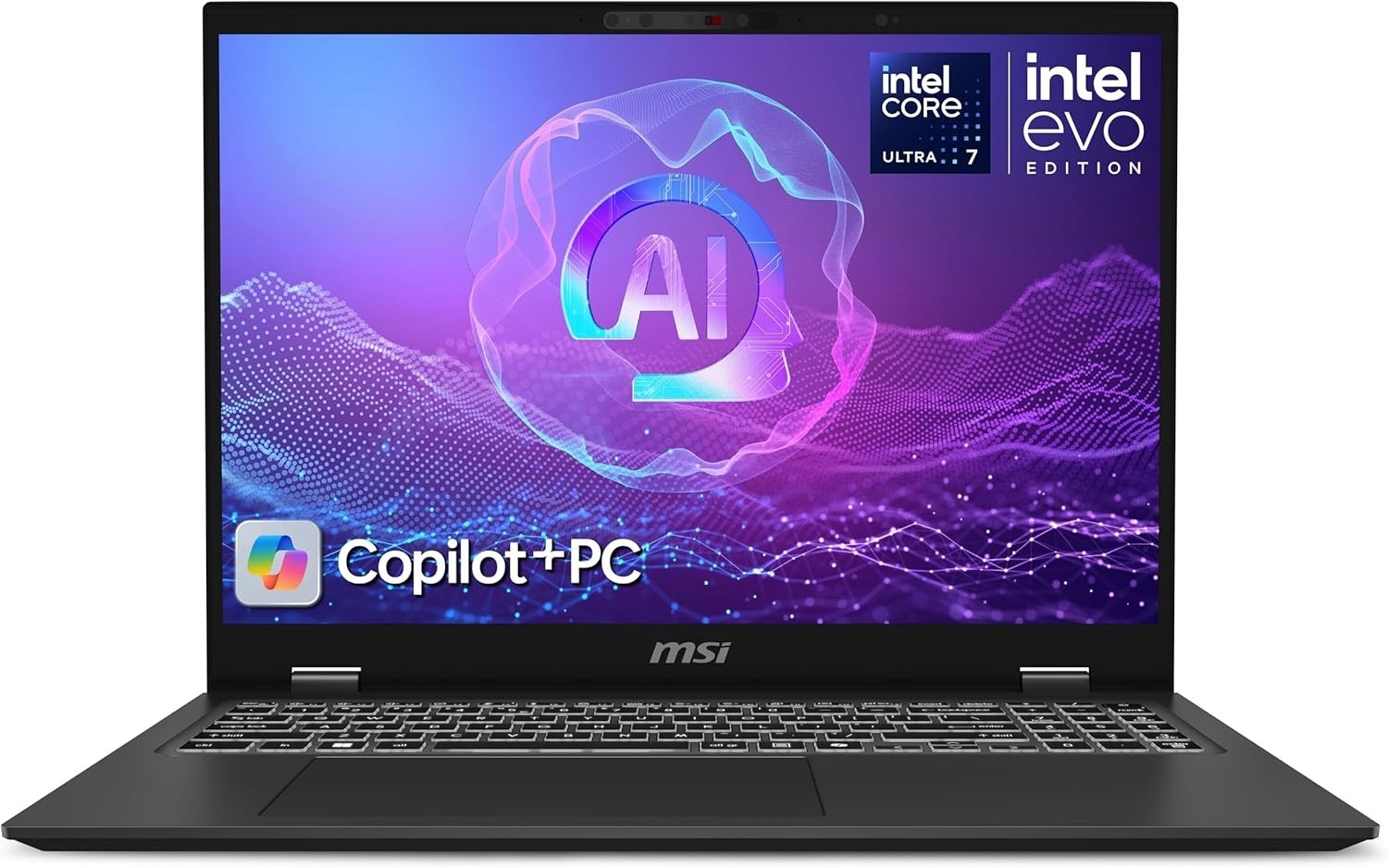 MSI Prestige 16 AI Evo OLED Core Ultra 7 258V Notebook Copilot