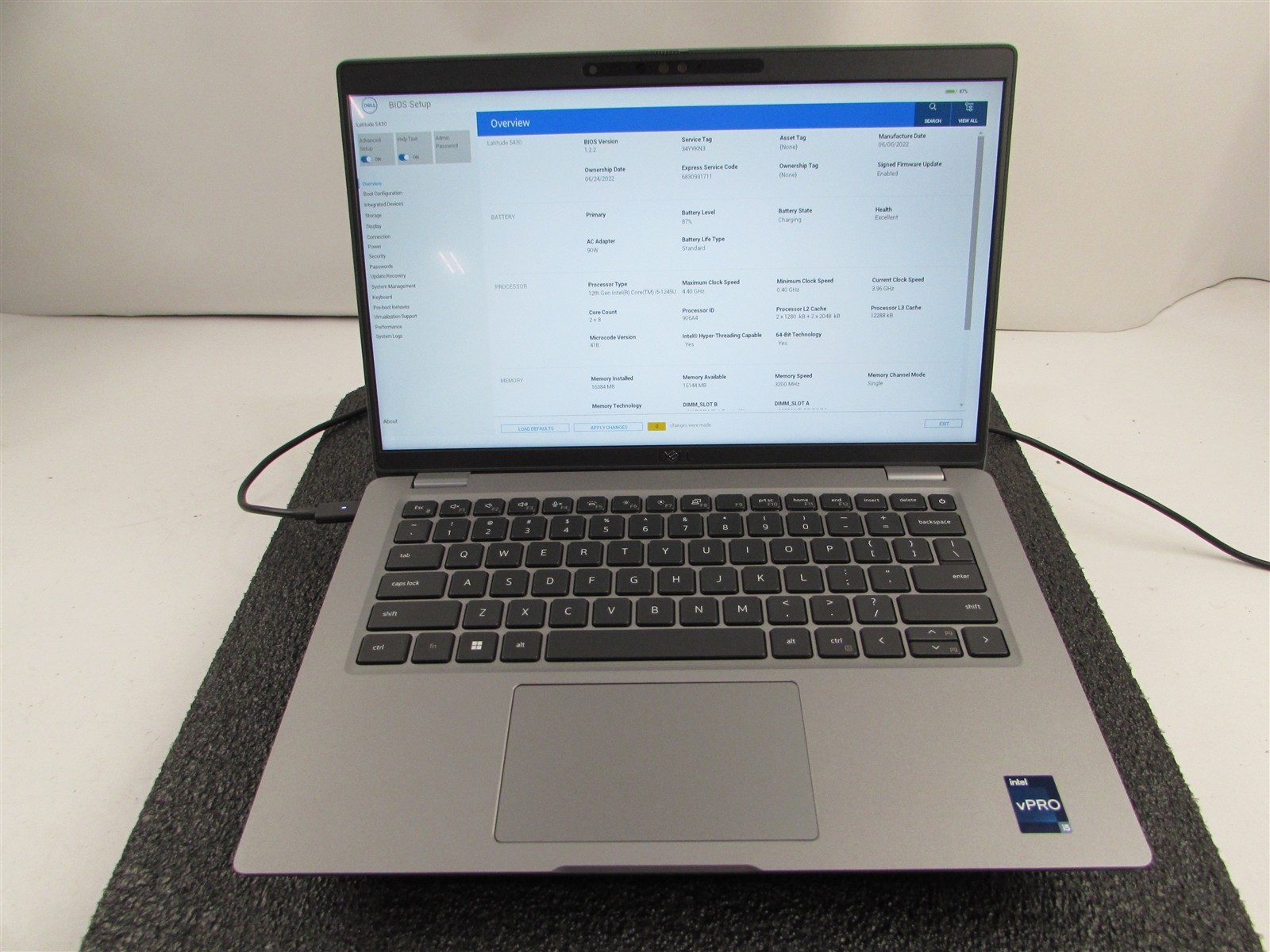 DELL LATITUDE 5430 1920X1080 FHD TOUCH I5-1245U 512GB SSD 16GB RAM NO O.S