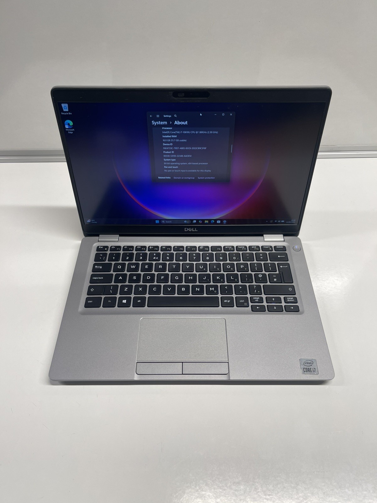 Dell Latitude 5310 Laptop Intel i7-10th 16GB DDR4 RAM 256GB SSD Windows 11 Pro