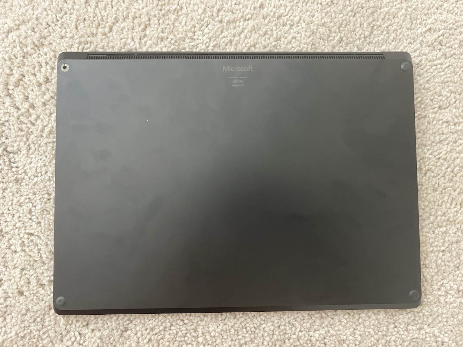 Microsoft Surface Laptop 2 (Model 1867), 256GB SSD, company-enrolled/locked.
