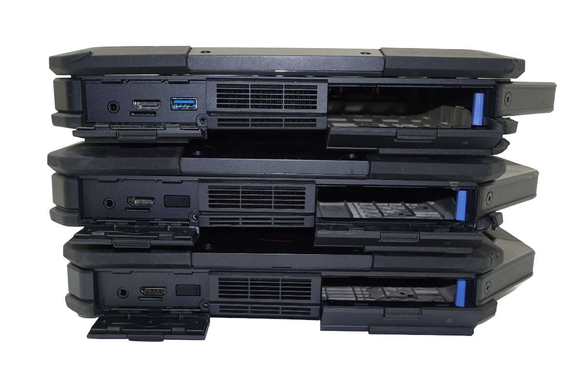 Lot of 3 Dell Latitude 14 Rugged 5414 Core i3-6100U 2.3GHz No SSD – Laptop