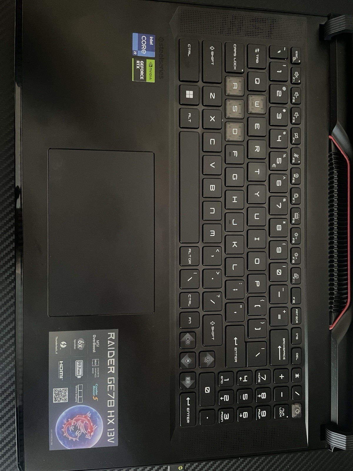 MSI Gaming Laptop In Great Condition. 32GB RAM,2TB SSD, RTX 4070, 17.3” Display