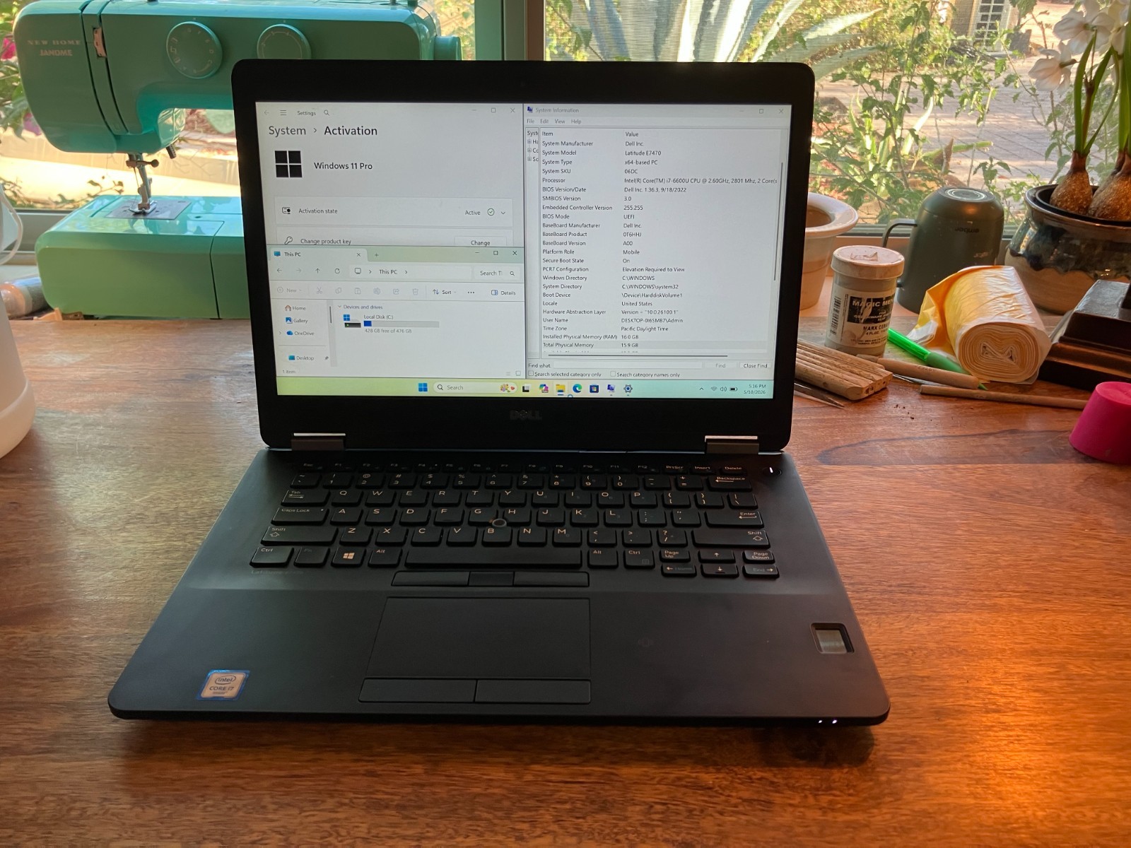 Dell Inspiron 5521 15″ Laptop i5 1.8GHz 8GB RAM 120GB SSD Win 11 Pro Wifi